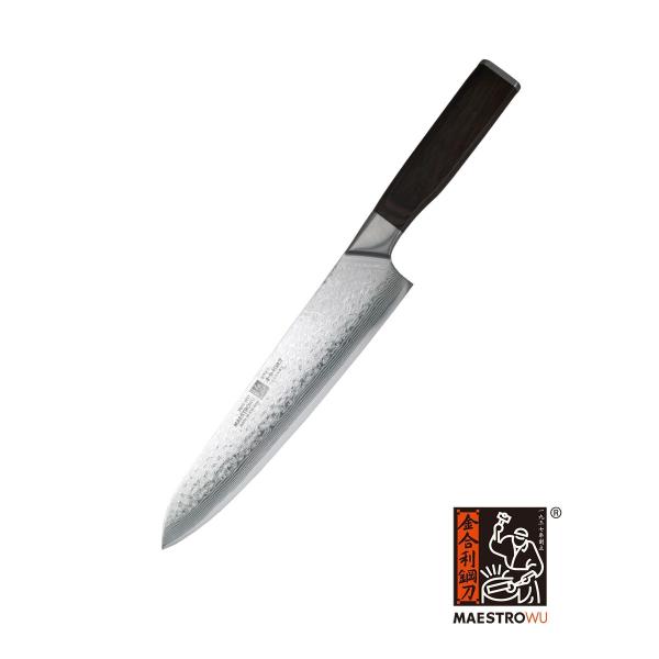 3D龍紋彩木8寸牛肉刀